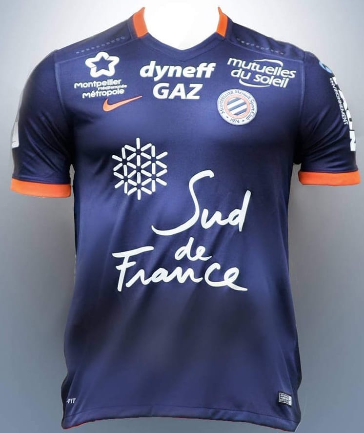 Maillot Domicile 2016 - 2017 porté par le MHSC