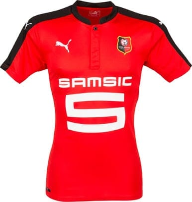 Maillot domicile 2016 - 2017 porté par le Stade Rennais