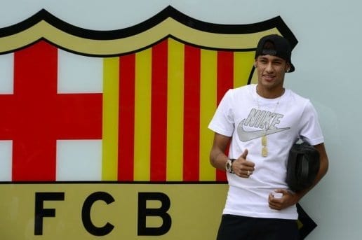 Neymar à Barcelone