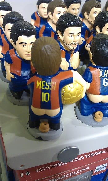 Messi qui défèque Barcelone