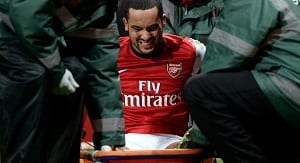 Blessure Walcott