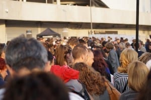 L'attente pour la visite de 16h45