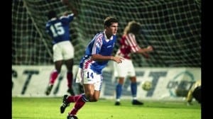 1994 17 aout Première selction zidane