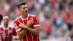 L'attaquant du Bayern, Robert Lewandowski