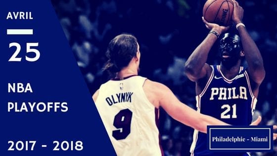 76ers Philadelphie Miami Heat NBA Playoffs Game 5 2017 2018