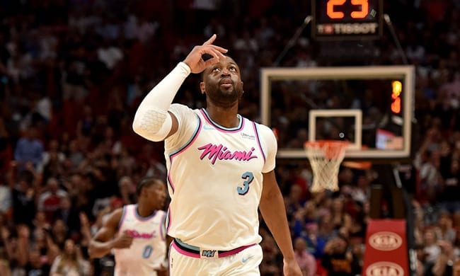 Dwyane Wade Miami Heat NBA Playoffs 2018