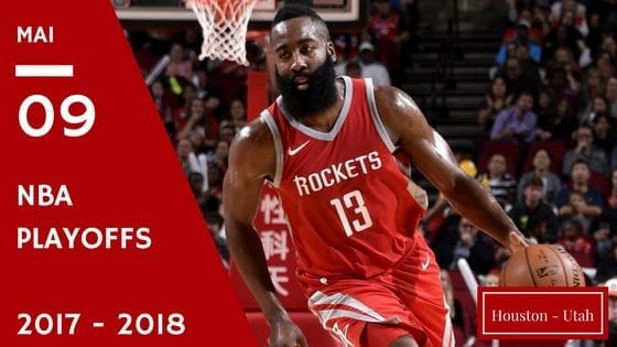 Affiche pronostic game 5 Houston - Utah nba playoff