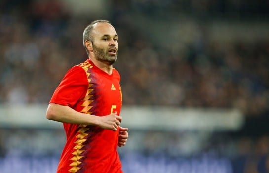 andres iniesta espagne 2018