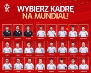 liste 23 joueurs polonais coupe du monde 2018